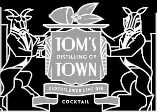 TOM'S TOWN DISTILLING CO ELDERFLOWER LIME GIN COCKTAIL trademark