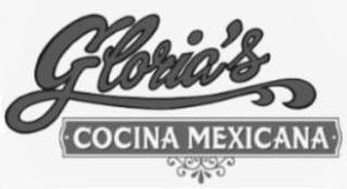 GLORIA'S COCINA MEXICANA trademark