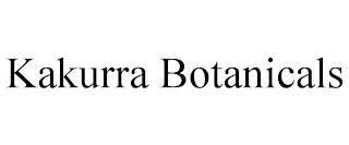 KAKURRA BOTANICALS trademark