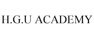 H.G.U ACADEMY trademark