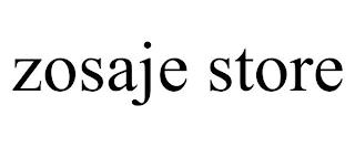 ZOSAJE STORE trademark