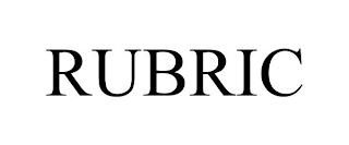 RUBRIC trademark