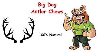 BIG DOG ANTLER CHEWS 100% NATURAL trademark