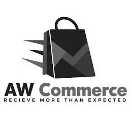 AW COMMERCE RECIEVE MORE THAN EXPECTED trademark