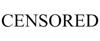 CENSORED trademark