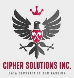 CIPHER SOLUTIONS INC. DATA SECURITY IS OUR PASSION trademark