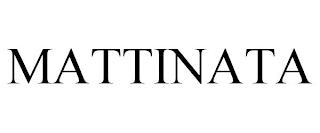 MATTINATA trademark