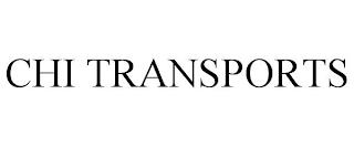 CHI TRANSPORTS trademark