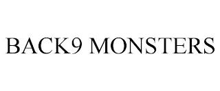 BACK9 MONSTERS trademark