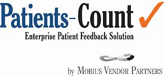 PATIENTS-COUNT ENTERPRISE PATIENT FEEDBACK SOLUTION BY MOBIUS VENDOR PARTNERS trademark