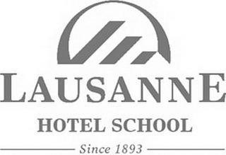 LAUSANNE HOTEL SCHOOL SINCE 1893 trademark