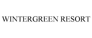 WINTERGREEN RESORT trademark