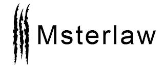 MSTERLAW trademark