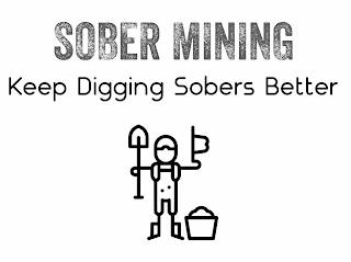 SOBER MINING KEEP DIGGING SOBERS BETTER trademark