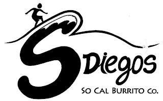 SDIEGO'S SO CAL BURRITO CO. trademark