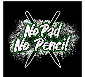 NO PAD NO PENCIL trademark