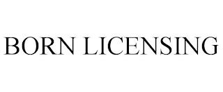 BORN LICENSING trademark