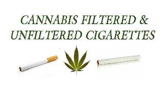 CANNABIS FILTERED AND UNFILTERED CIGARETTES trademark