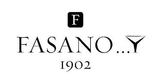 F FASANO 1902 trademark