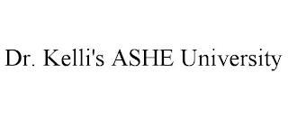 DR. KELLI'S ASHE UNIVERSITY trademark