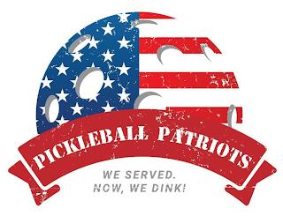 PICKLEBALL PATRIOTS WE SERVED NOW, WE DINK! trademark