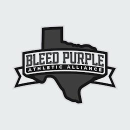 BLEED PURPLE ATHLETIC ALLIANCE trademark