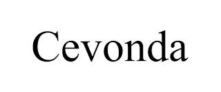 CEVONDA trademark