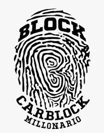 BLOCK CARBLOCK MILLONARIO trademark