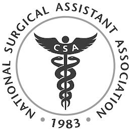 NATIONAL SURGICAL ASSISTANT ASSOCIATION · 1983 · CSA· 1983 · CSA trademark