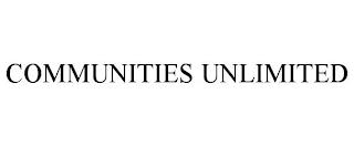 COMMUNITIES UNLIMITED trademark