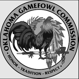 OKLAHOMA GAMEFOWL COMMISSION HONOR - TRADITION - RESPECT trademark