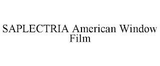 SAPLECTRIA AMERICAN WINDOW FILM trademark