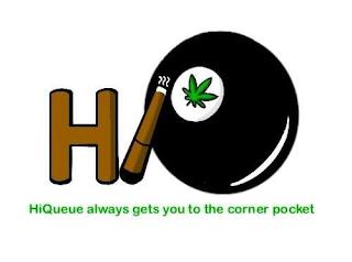 H HIQUEUE ALWAYS GETS YOU TO THE CORNER POCKET trademark