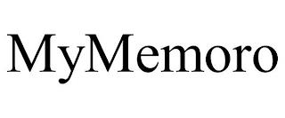 MYMEMORO trademark