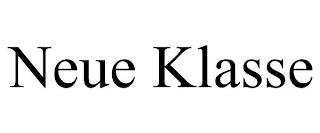 NEUE KLASSE trademark