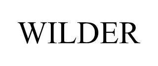 WILDER trademark