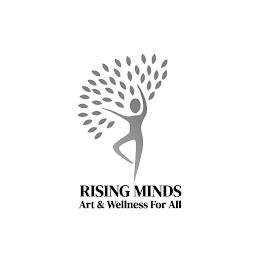 RISING MINDS ART & WELLNESS FOR ALL trademark