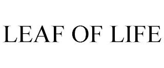 LEAF OF LIFE trademark