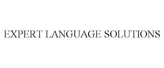 EXPERT LANGUAGE SOLUTIONS trademark