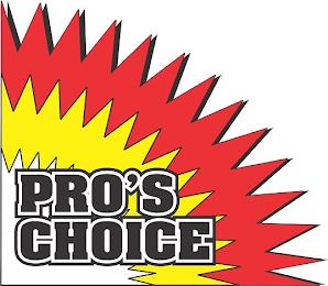 PRO'S CHOICE trademark