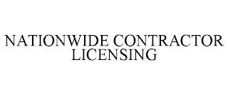 NATIONWIDE CONTRACTOR LICENSING trademark