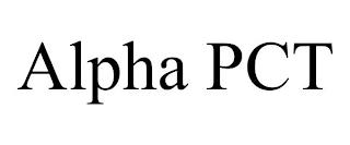 ALPHA PCT trademark