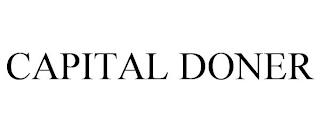 CAPITAL DONER trademark