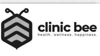 CLINIC BEE HEALTH. WELLNESS. HAPPINESS. trademark