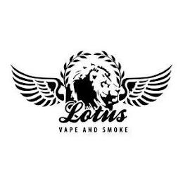 LOTUS VAPE AND SMOKE trademark