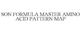 SON FORMULA MASTER AMINO ACID PATTERN MAP trademark