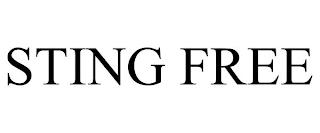 STING FREE trademark