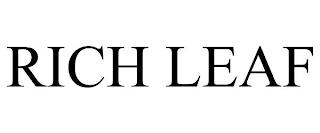 RICH LEAF trademark