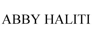 ABBY HALITI trademark