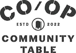 CO/OP COMMUNITY TABLE ESTD 2022 trademark